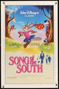 4t360 SONG OF THE SOUTH 1sh R86 Walt Disney, Uncle Remus, Br'er Rabbit & Br'er Bear!