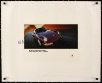 4w131 PORSCHE 911 CARRERA S linen advertising poster '97 it stays in motion til it needs a taco!