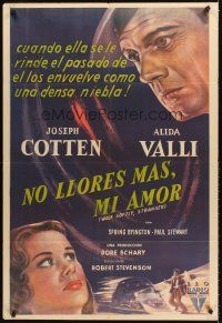 4x176 WALK SOFTLY STRANGER Argentinean '50 Robert Stevenson directed, Joseph Cotten & pretty Valli!