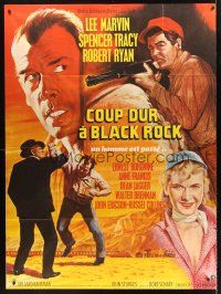 4x036 BAD DAY AT BLACK ROCK French 1p R69 Spencer Tracy, Lee Marvin, Robert Ryan, different art!