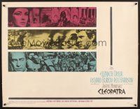 4x126 CLEOPATRA 1/2sh '63 Elizabeth Taylor, Richard Burton, Rex Harrison, different image!