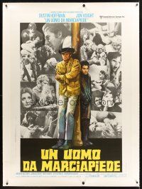 4x280 MIDNIGHT COWBOY linen Italian 1p R80 Dustin Hoffman, Jon Voight, John Schlesinger classic!