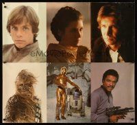 4x314 EMPIRE STRIKES BACK special 34x38 '80 never before seen portraits of six top stars!