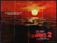 4x024 JAWS 2 subway poster '78 classic 'just when you thought it was safe' teaser image!