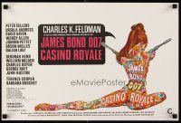 4y348 CASINO ROYALE Belgian '67 all-star James Bond spy spoof, sexy psychedelic art by McGinnis