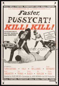 4y248 FASTER, PUSSYCAT! KILL! KILL! 1sh R95 Russ Meyer's ode to the violence in women, Tura Satana