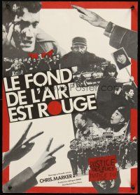 4y444 GRIN WITHOUT A CAT French 15x21 '77 Chris Marker's documentary about socialist New Left!