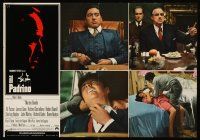 4y368 GODFATHER Italian photobusta '72 Coppola directed, Marlon Brando & Pacino + action images!