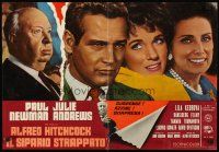 4y373 TORN CURTAIN Italian photobusta '66 Paul Newman, Julie Andrews, Alfred Hitchcock directed!