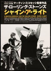 4y504 SHINE A LIGHT Japanese '08 Martin Scorcese's Rolling Stones documentary, cool concert image!