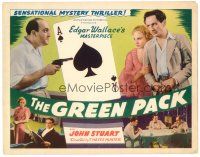 4y027 GREEN PACK TC '34 Edgar Wallace's masterpiece, cool ace of spades gambling image!