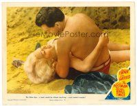 4y061 POSTMAN ALWAYS RINGS TWICE LC #8 '46 great censored too sexy image of Garfield & Lana Turner!