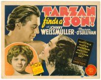 4y034 TARZAN FINDS A SON TC '39 Johnny Weissmuller, Maureen O'Sullivan & Johnny Sheffield!