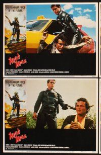 4y073 MAD MAX 8 LCs '80 wasteland cop Mel Gibson, George Miller Australian sci-fi classic!