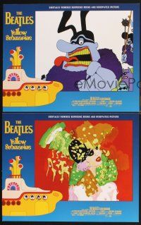 4y079 YELLOW SUBMARINE 3 LCs R99 Beatles animation, wonderful psychedelic cartoon images!