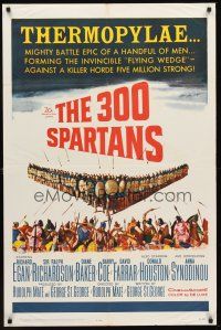 4z013 300 SPARTANS 1sh '62 Richard Egan, the mighty battle of Thermopylae!