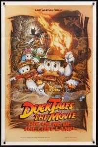 4z249 DUCKTALES: THE MOVIE DS 1sh '90 Walt Disney, Scrooge McDuck, cool adventure art!