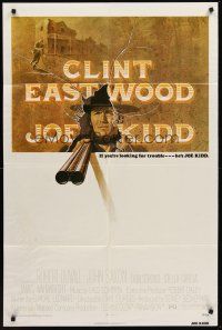 4z463 JOE KIDD 1sh '72 John Sturges, if you're looking for trouble, he's Clint Eastwood!