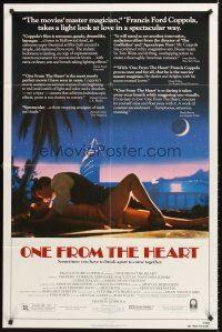 4z631 ONE FROM THE HEART 1sh '82 Francis Ford Coppola, Teri Garr, Raul Julia, Nastassja Kinski!