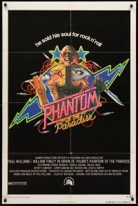4z653 PHANTOM OF THE PARADISE style A 1sh '74 Brian De Palma, he sold his soul for rock n' roll!