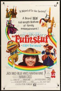 4z673 PUFNSTUF 1sh '70 Sid & Marty Krofft musical, wacky images of characters!