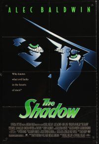 4z746 SHADOW 1sh '94 Alec Baldwin knows what evil lurks in the hearts of men!