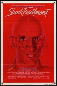 4z761 SHOCK TREATMENT 1sh '81 Rocky Horror follow-up, wild image of demented doctor!