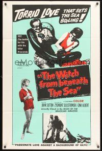 4z975 WITCH FROM BENEATH THE SEA 1sh '62 a torrid love that sets the sea boiling!