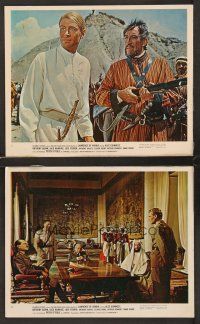 5a286 LAWRENCE OF ARABIA 2 color 8x10 stills '62 David Lean classic, Peter O'Toole, Anthony Quinn!
