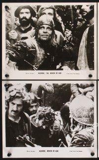 5a454 AGUIRRE, THE WRATH OF GOD 6 8x10 stills '77 Werner Herzog, crazy Klaus Kinski!