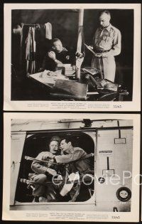 5a646 BATTLE TAXI 4 8x10 stills '55 Sterling Hayden, cool images of military helicopter rescues!