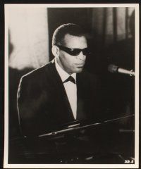 5a332 BLUES FOR LOVERS 15 8x10 stills '66 cool images of legend Ray Charles playing piano!