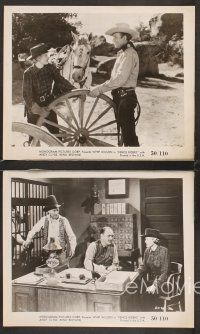 5a717 FENCE RIDERS 4 8x10 stills '50 great images of cowboys Whip Wilson & Andy Clyde!