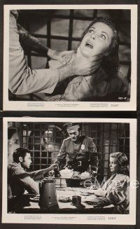 5a762 HOLD BACK TOMORROW 4 8x10 stills '55 Hugo Haas, sexy bad girl Cleo Moore & John Agar!