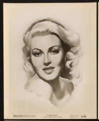 5a443 HOMECOMING 7 8x10 stills '48 advertising art of Clark Gable, Lana Turner & cast by Kusnet!