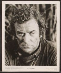 5a767 ISLAND 4 8x10 stills '80 Michael Caine, directed by Michael Ritchie, from the author of Jaws!
