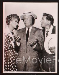 5a978 LUCY-DESI COMEDY HOUR 3 TV 7x9 stills '50s Lucille Ball, Desi Arnaz, Maurice Chevalier