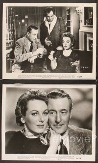 5a340 MURDER ON APPROVAL 15 8x10 stills '56 detective Tom Conway, English film noir!