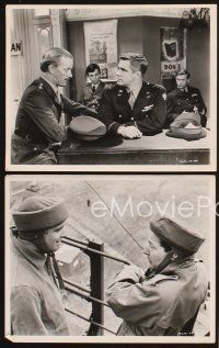 5a851 OPERATION CROSSBOW 4 8x10 stills '65 George Peppard, director Michael Anderson candids!