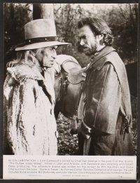 5a855 OUTLAW JOSEY WALES 4 6.25x9.5 stills '76 great images of Clint Eastwood & Chief Dan George!
