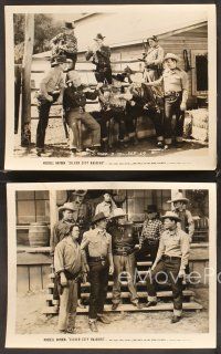 5a551 SILVER CITY RAIDERS 5 8x10 stills '43 cowboy Russell Hayden, Dub Cannonball Taylor