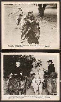 5a552 SILVER RAIDERS 5 8x10 stills '50 great images of cowboys Whip Wilson & Andy Clyde!