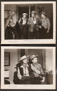 5a938 TORNADO RANGE 4 8x10 stills '48 cowboy Eddie Dean, Jennifer Holt, Roscoe Ates