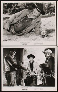 5a451 TRUE GRIT 7 8x10 stills '69 John Wayne as Rooster Cogburn, Kim Darby, Glen Campbell