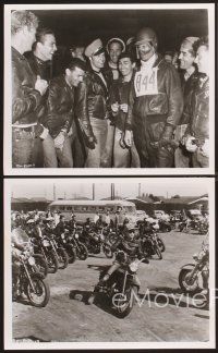 5a362 WILD ONE 13 8x10 stills '53 great images of biker Marlon Brando, sexy Mary Murphy, Lee Marvin