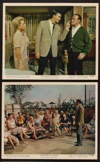5a227 BACHELOR IN PARADISE 6 color 8x10 stills '61 Bob Hope, sexy Lana Turner, Jim Hutton