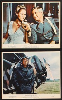 5a177 BLUE MAX 8 color 8x10 stills '66 WWI fighter pilot George Peppard, sexy Ursula Andress!
