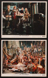 5a229 BUCCANEER 6 color 8x10 stills '58 Yul Brynner, Charlton Heston, directed by Anthony Quinn!