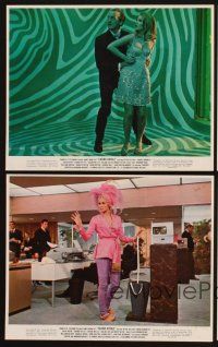 5a257 CASINO ROYALE 4 color 8x10 stills '67 David Niven, Andress, all-star James Bond spy spoof