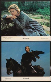 5a428 LADYHAWKE 8 color 8x10 stills '85 Michelle Pfeiffer, young Matthew Broderick, Rutger Hauer